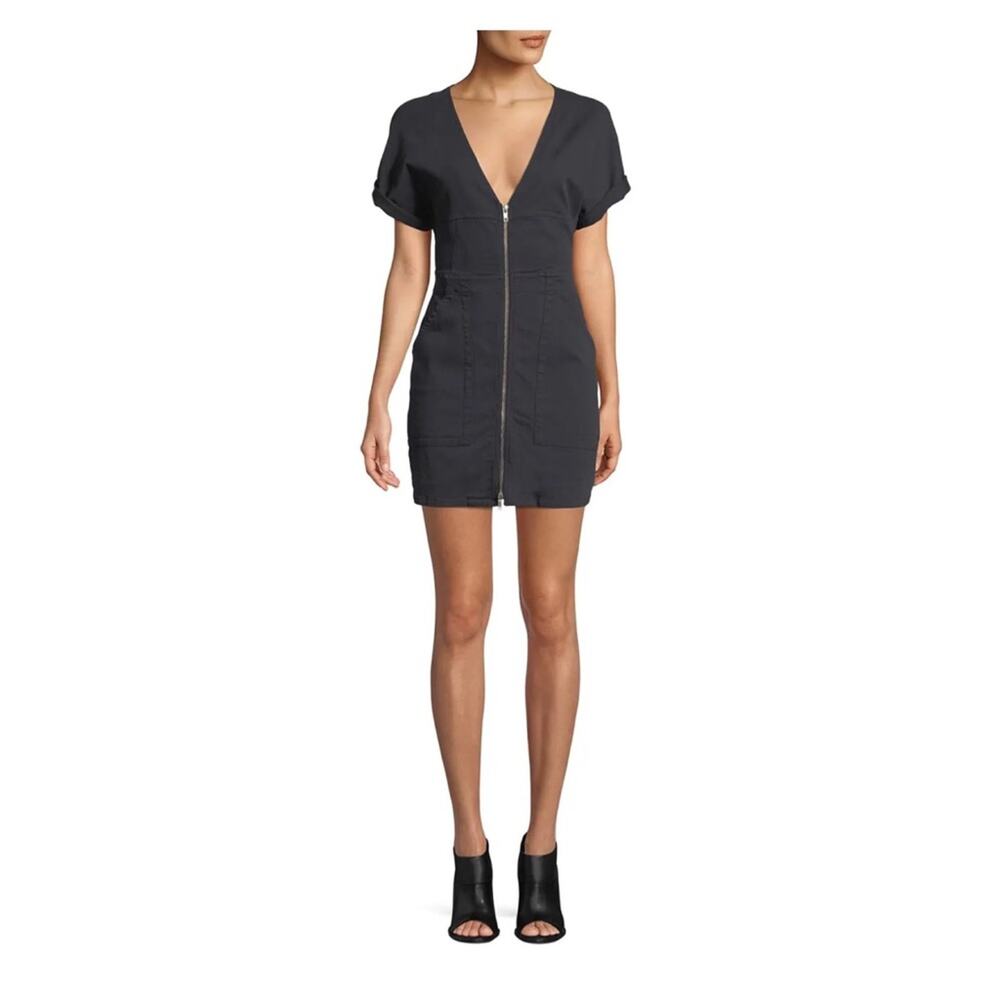 A.L.C. Black Novak Zip Dress Sz.12